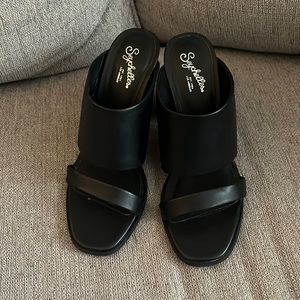 Seychelles leather high heeled sandals